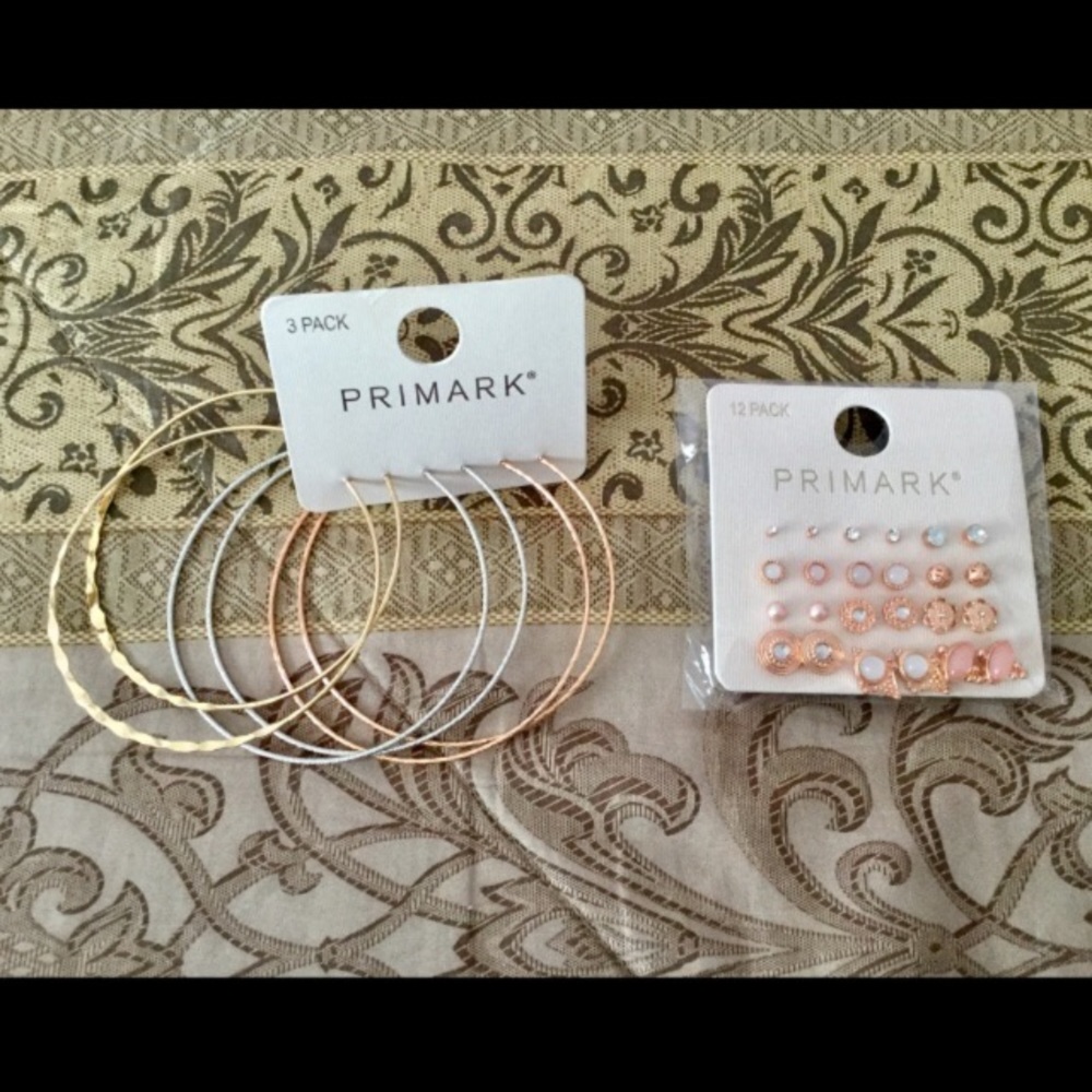 Hoop Earrings and Studs Bundle